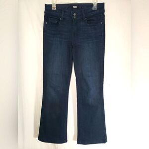 Paige Hidden Hills Boot Dark Washed Blue Jeans Sz 29